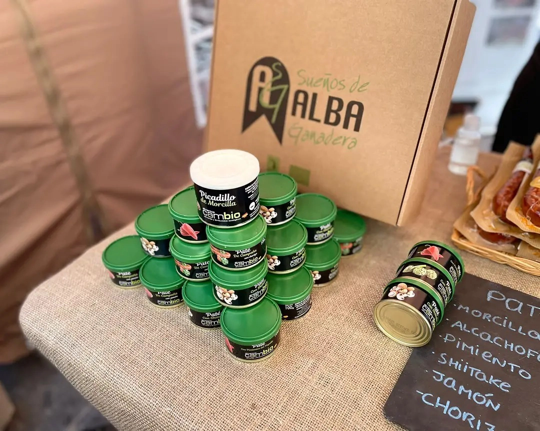 Nuestros patés ecológicos en el Mercado Medieval de Ávila