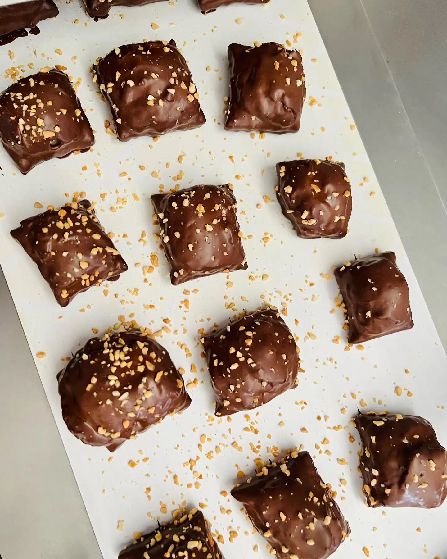 hojaldres de chocolate