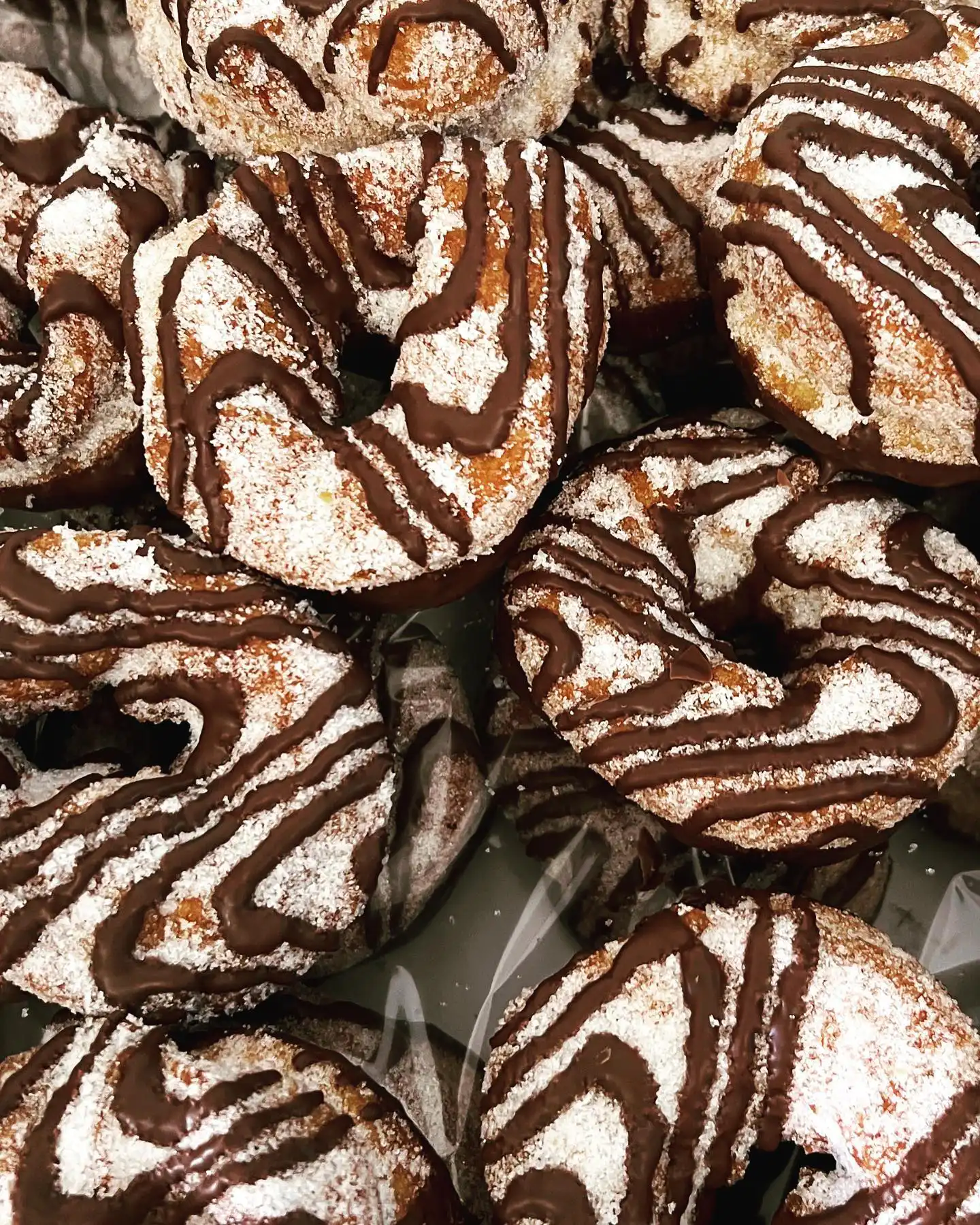 rosquillas de chocolate