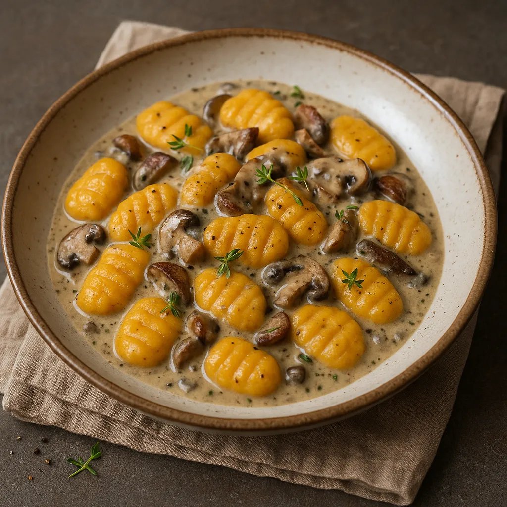 Receta de gnocchis de calabaza