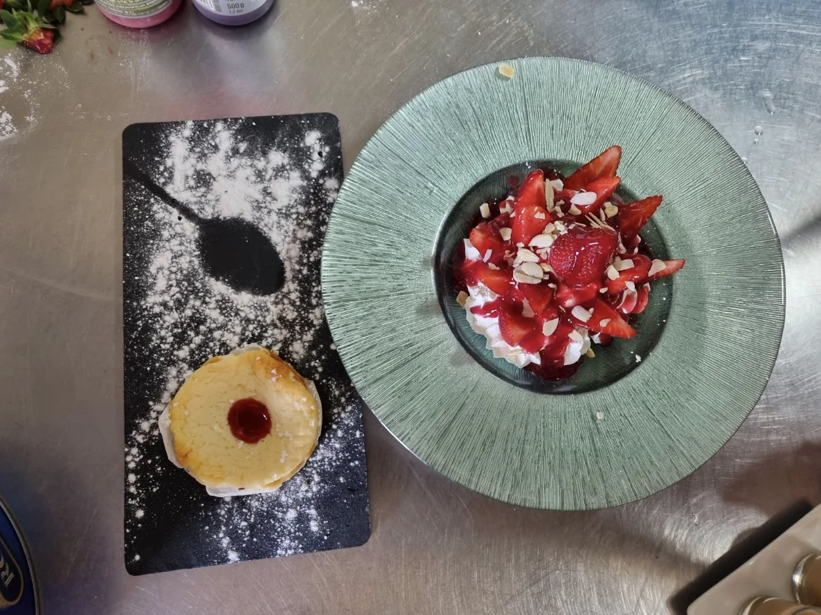 tarta de queso y fresa El Rincon del Ángel