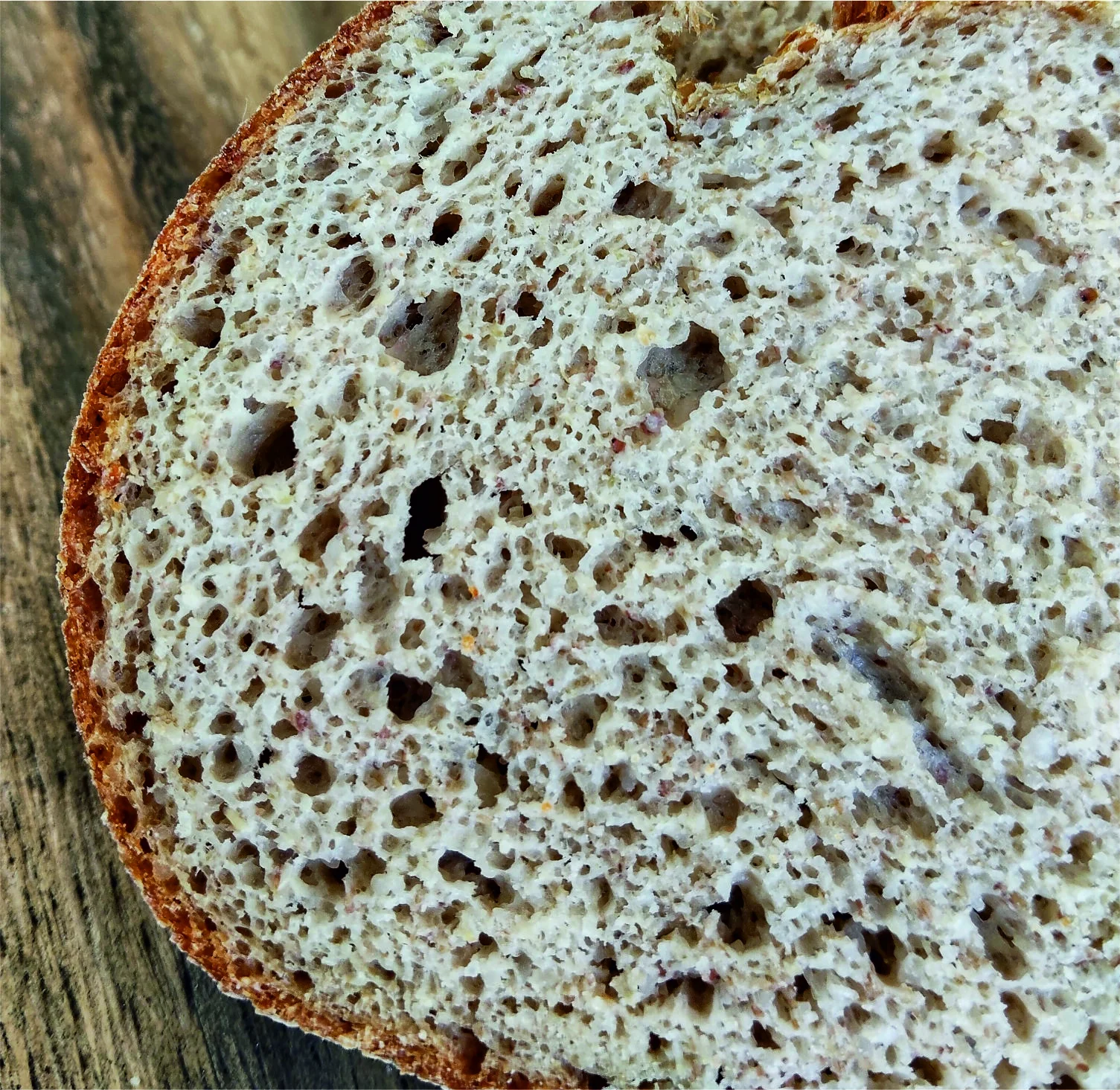 Hogaza de pan de masa madre de Panadería Germina Natura
