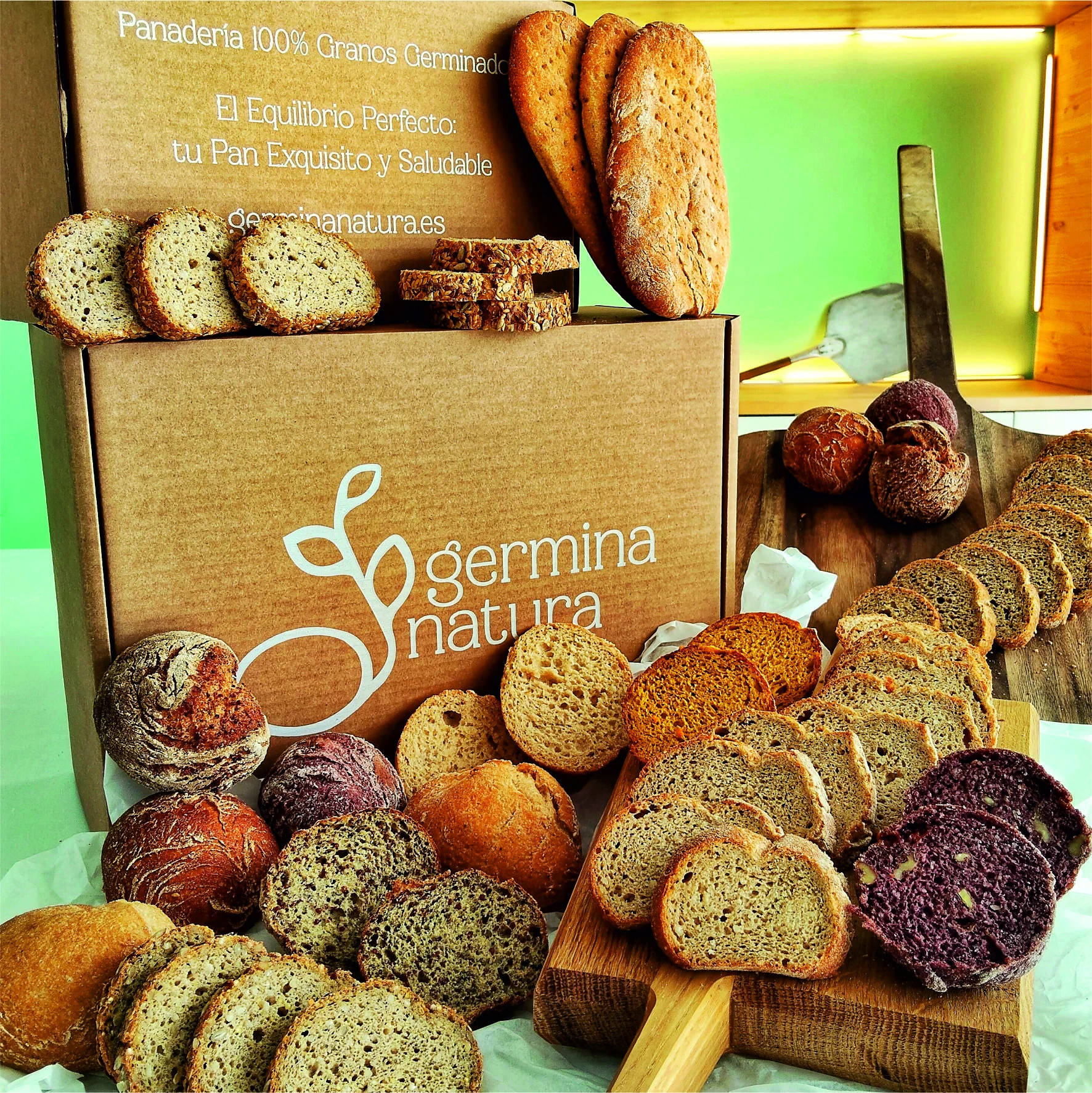 pack de desgustacion de productos de Germina Natura