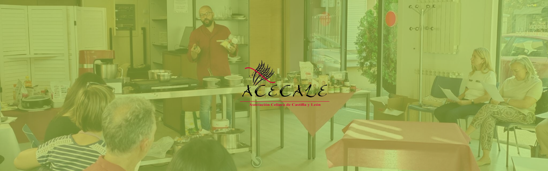 Taller de cocina organizado por ACECALE en Valladolid