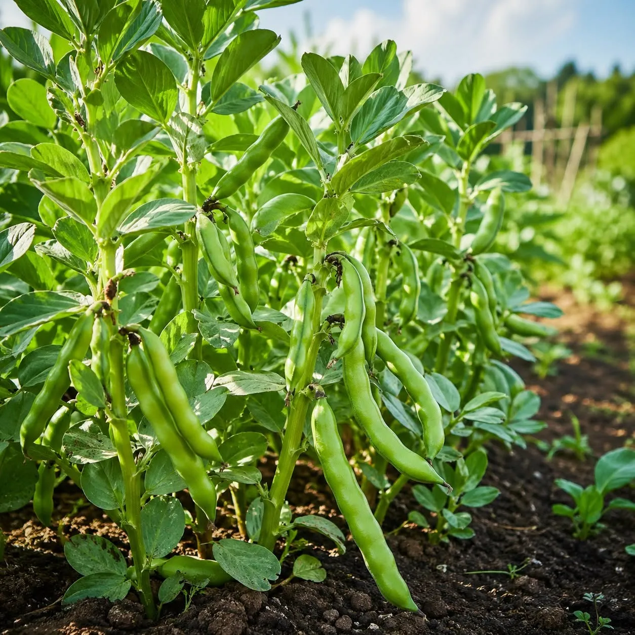 Habas de Catorcectáreas, producto ecológico, Avila